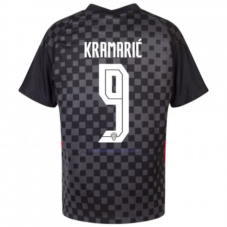 Maillot de Foot Croatie Andrej Kramaric 9 Extérieur UEFA EURO 2020
